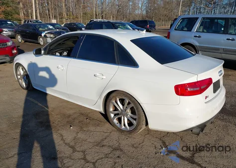 2013 Audi S4 3.0T Premium Plus from USA, damaged, VIN WAUDGAFL8DA169975